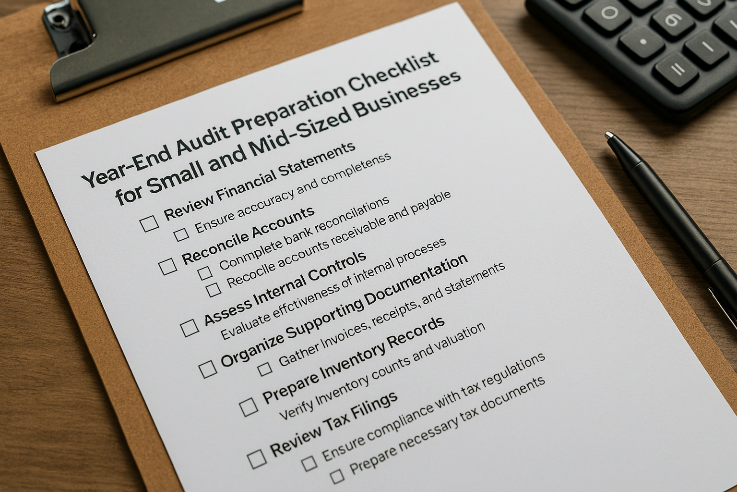 Year-End Audit Preparation Checklist for Small and Mid-Sized Businesses